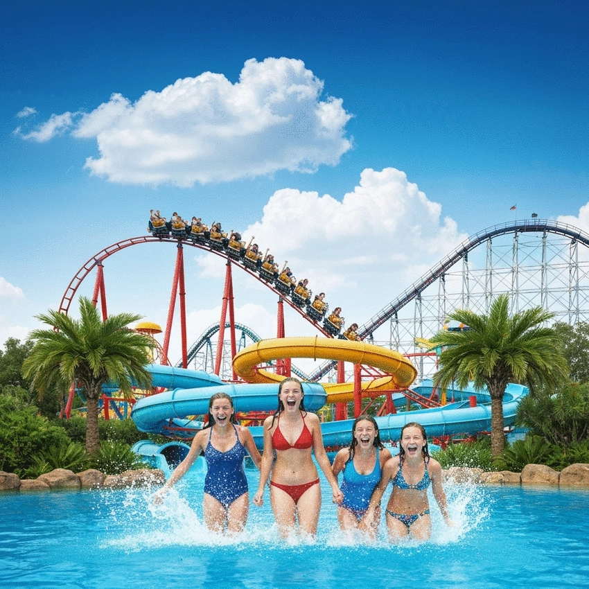 Family-Friendly Fun: Exploring Six Flags Over Texas and Hurricane Harbor Water Park in Arlington